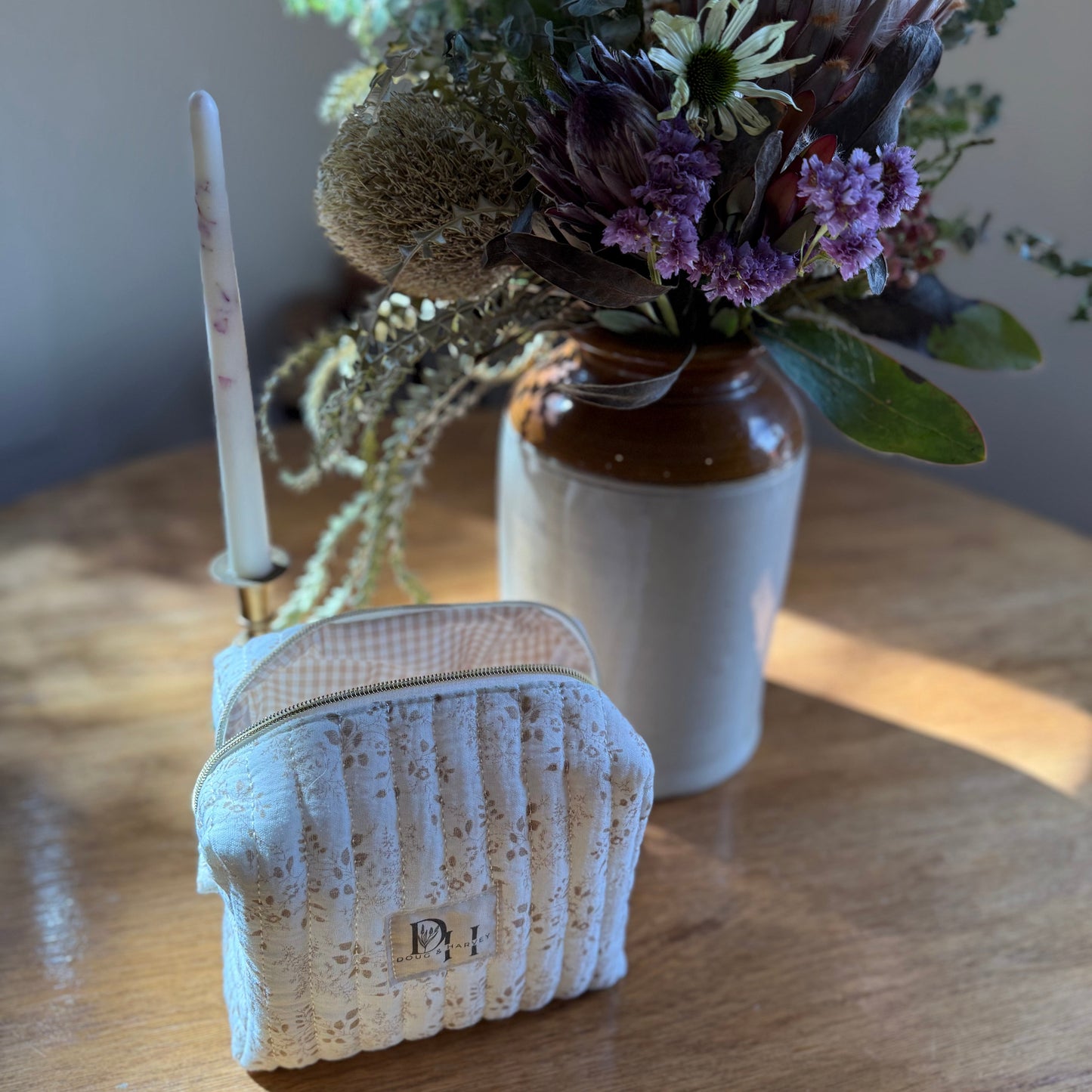Apsley | Quilted Cosmetic Bag