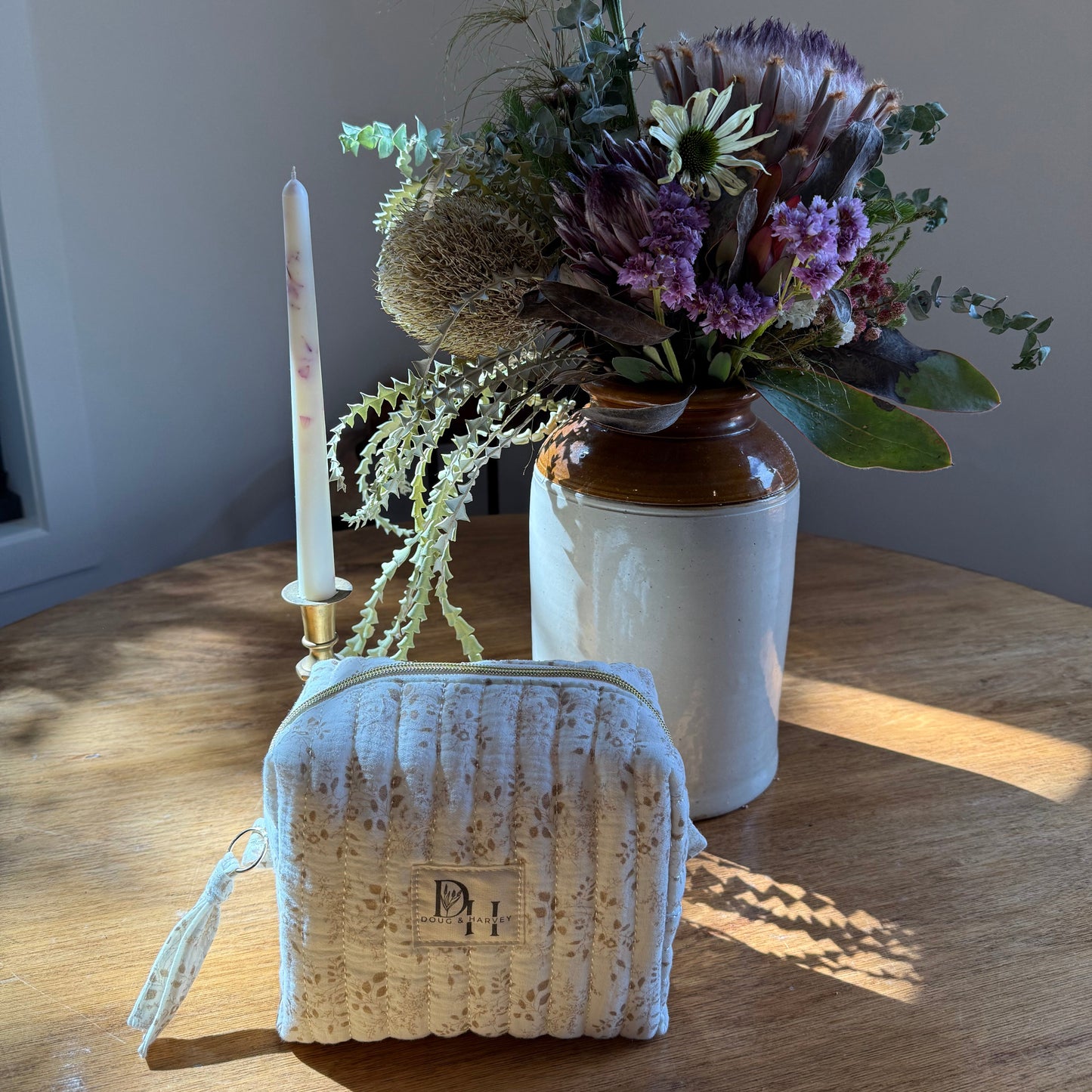 Apsley | Quilted Cosmetic Bag