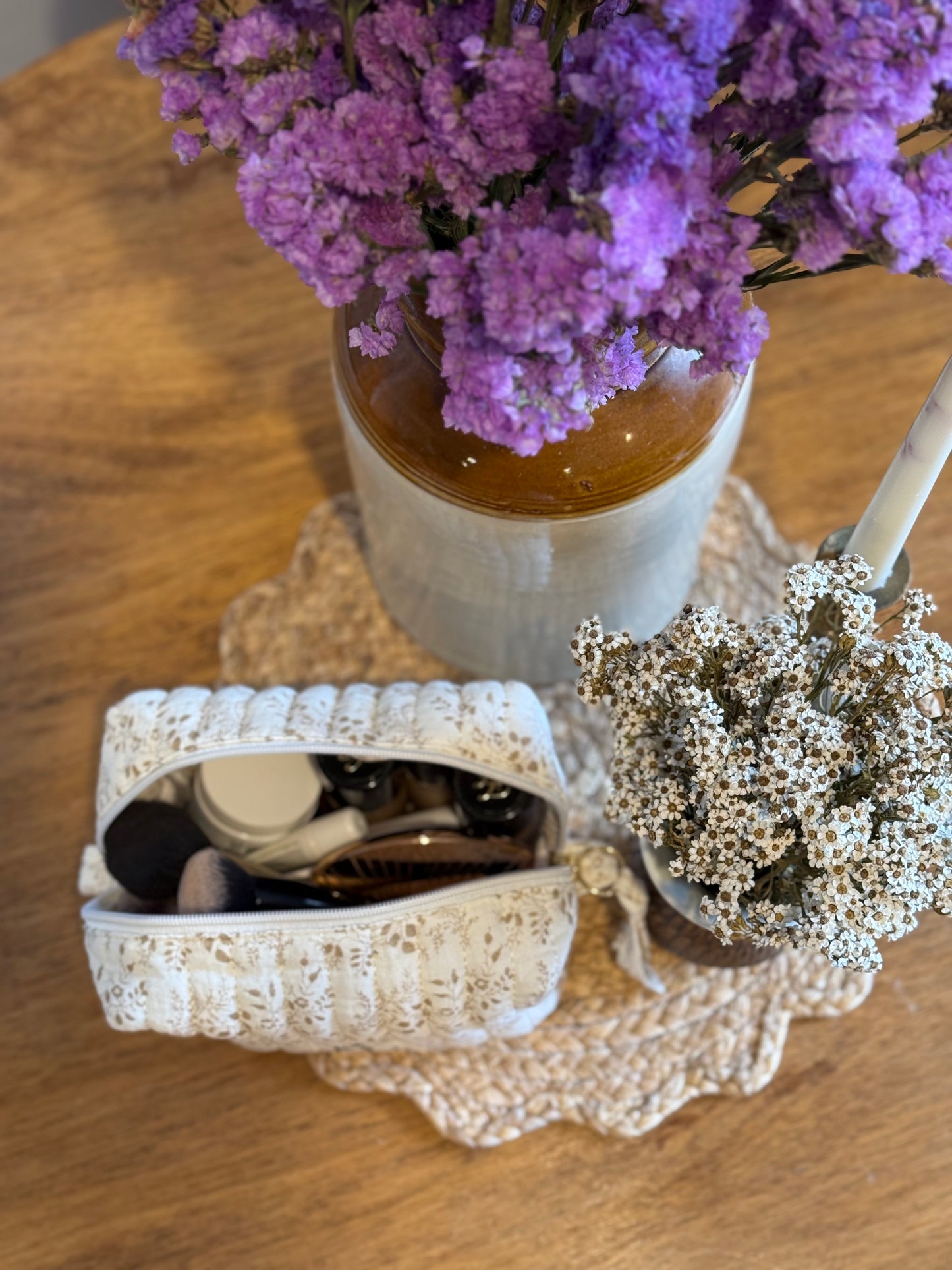 Apsley | Quilted Cosmetic Bag