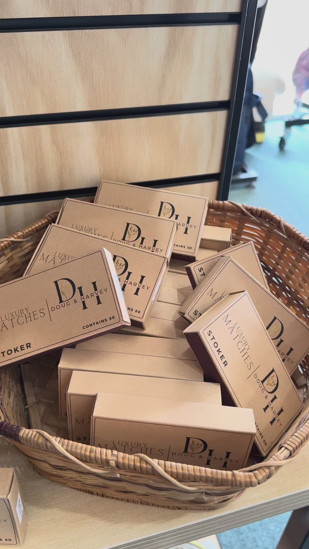 boxes of doug & harvey luxury matches stoker 