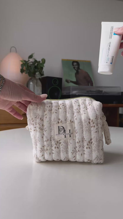 Apsley | Quilted Cosmetic Bag