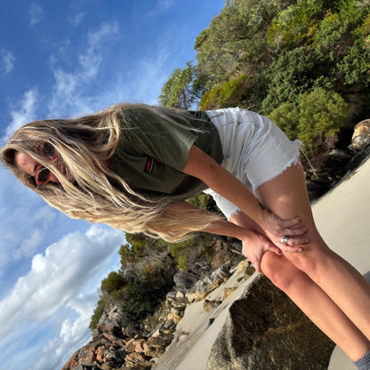 Doug and Harvey Trap Reef tee coastal Tasmania rocky beach lifestyle t shirt